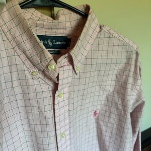 Ralph Lauren Long Sleeve Button Down Dress Shirt (Men’s Size L)